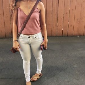 White True Religion jeans